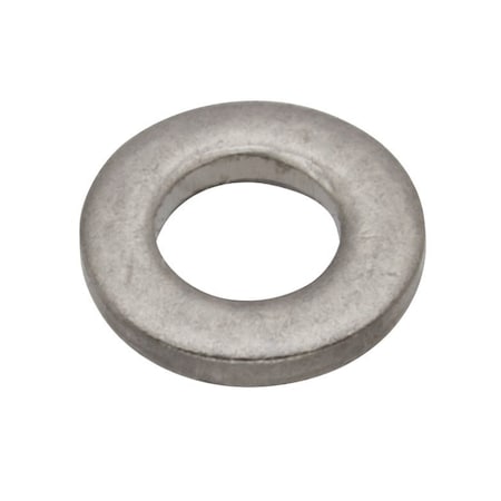 Zoro Select Flat Washer, For Screw Size #1 , Stainless Steel Plain Finish, 10 PK WASB#1N316