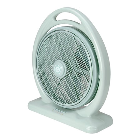 Pinpoint 14 in. Box Fan, Light Olive Green PI2661687