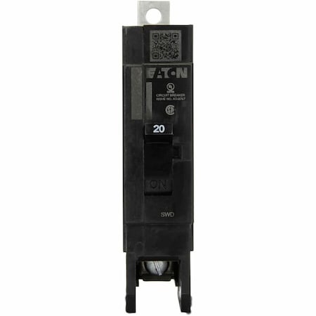 Eaton Miniature Circuit Breaker, GHB Series, 15A, 1 Pole, 277V AC, 14kA at 277V AC GHB1015