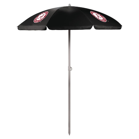Picnic Time Family Of Brands NCAA Alabama Crimson Tide Outdoor Canopy Sunshade Beach Umbrella 5.5' - Small Patio Umbrella 822-00-179-004-0