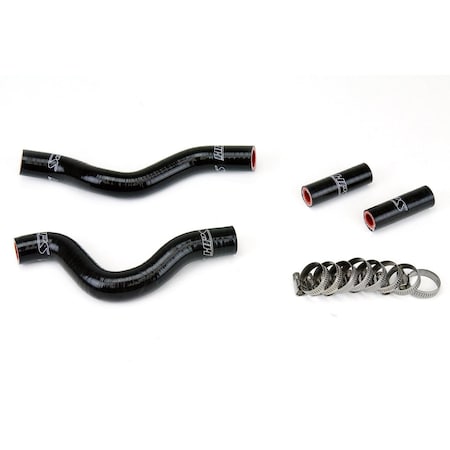 Hps Performance High Temp Reinforced Silicone Radiator Coolant Hose Kit, Black,  57-1257-BLK