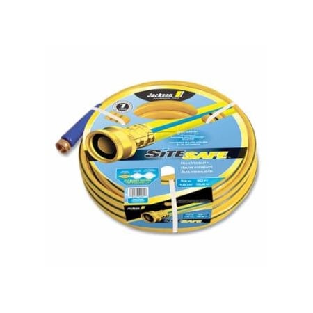 Jackson Professional Tools All Weather Garden Hose, 5/8 in X 50 ft, Yellow 027-4008100A