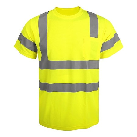 Condor Hi-Vis T-Shirt, 3, R, Polyester, Yellow, M 857FT3