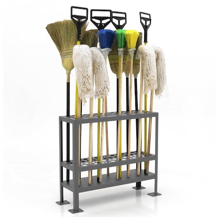 Durham Mfg Mop and Broom Organizer MTO123632-56H95
