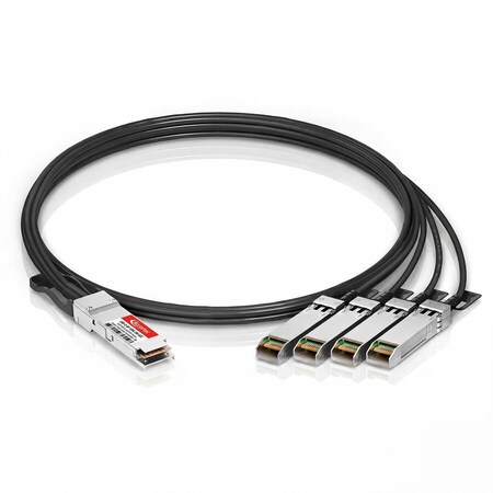 Accortec QSFP100 TO 4XSFP25 TWINAX COPPER CABLE A CAB-Q-4S-100G-3M-ACC