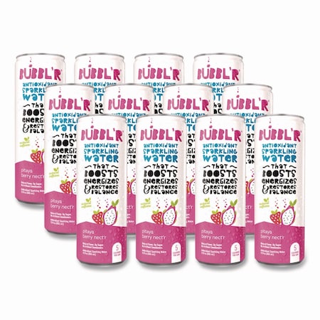 Bubblr Antioxidant Sparkling Water, Pitaya Berry Nect'r, 12PK WIC39978