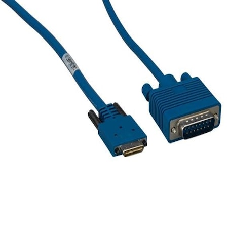 Sanoxy 10ft Serial Cable 26-pin Male to DB15 Male compatible with CAB-SS-X21MT SNX-CBL-LDR-CS101-2110