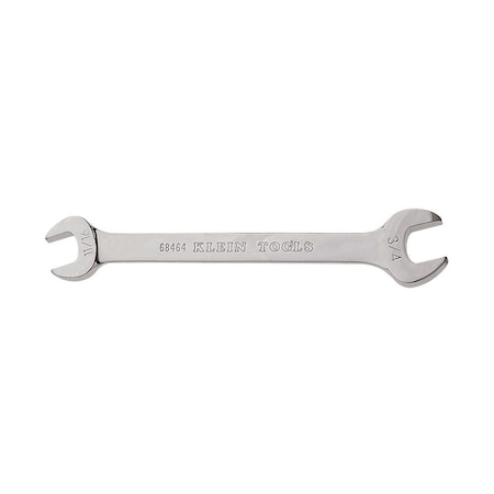 Klein Tools Open-End Wrench 11/16-Inch and 3/4-Inch Ends 68464