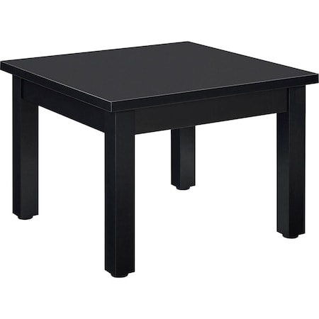 Gracia 24 x 24 in. Interion Wood End Table - Black GR3662568