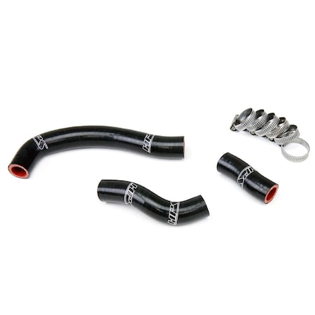 Hps Performance High Temp Reinforced Silicone Radiator Coolant Hose Kit, Black, 57-1357-BLK