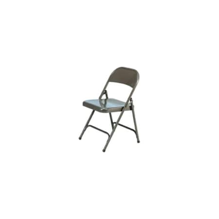 Virco 162 Series Folding Chair with Plastic Caps - Mocha 162