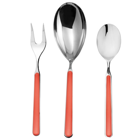 Mepra Fantasia Serving Set - 3 Pieces - New Coral 10C722003