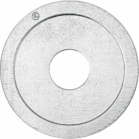 Dottie Conduit Fitting Reducing Washer, 2-1/2 in x 2 in, Steel, Zinc Plated, Red RW76