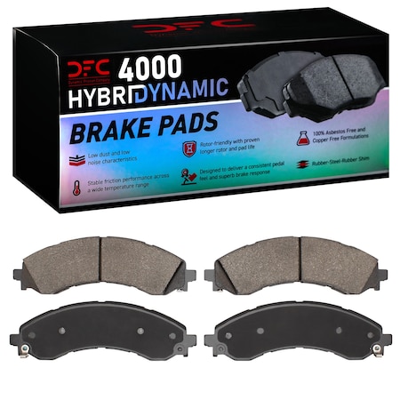 Dynamic Friction Co DFC 4000 HybriDynamic Brake Pads 4000-2404-00