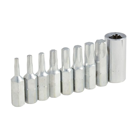 Surtek 9-Piece Interchangeable Torx bit set PFTX9