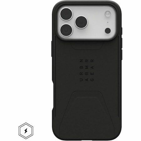 Urban Armor Gear Civilian Magsafe Case For Apple Iphone 17 Pro Max - Black 114546114040