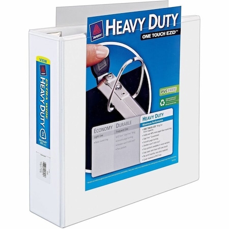 Avery Dennison Extra Wide View Binder, 3 Capacity Holds 11inx8-1/2in 01321