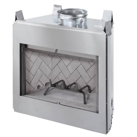 Perfectpillows 36 in. WRE 3000 Pro Series Outdoor Wood Burning Firebox PE1071054