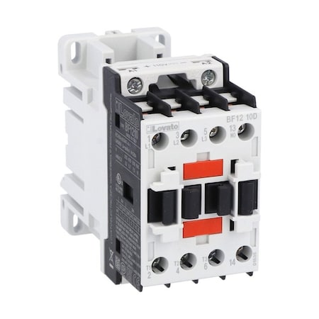 Lovato 3P Contactor 1No 12A Ac3 24Vdc BF1210D024