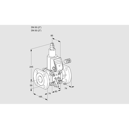Honeywell Kromschroder VAS350F/LW KS88006189