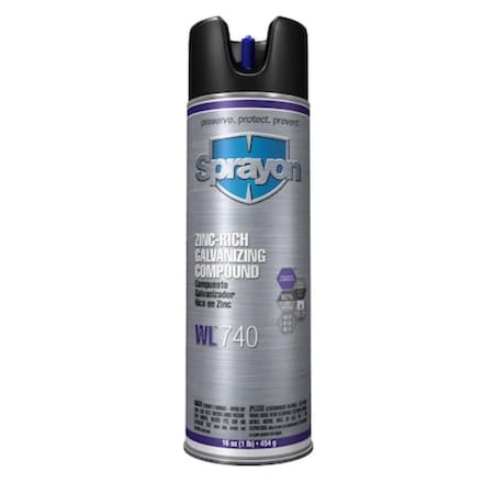 Krylon Zinc-Rich Galvanizing, 0.16 oz WL740 SC0740INV