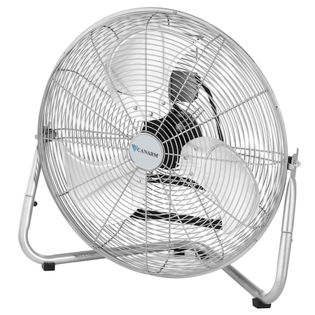 Canarm Industrial Fan, Wall Mount, 20 in Blade Dia, 120V, 4,178/4,654/5,160 cfm, Non-Oscillating HVF20G