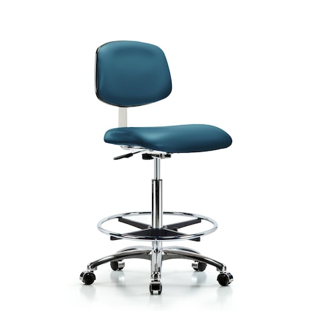 Blue Ridge Ergonomics Vinyl Clean Room Chair BR-CLR-VHBCH-CR-CF-CC-8801
