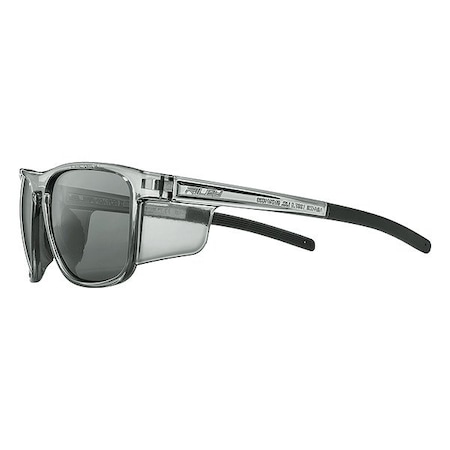 Globus Safety Glasses, Gray, Gray Riley Navigator X Dark Grey