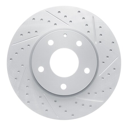 Dynamic Friction Co DFC Geoperformance Rotor - Drilled and Slotted 830-80082R