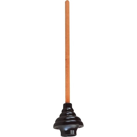 Prosource Plunger, 24-5/8 In OAL, 5-1/2 in Cup, Long Handle 8324-B-D3L