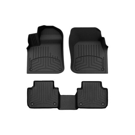 Weathertech Black, Front and Rear FloorLiner HP 441488-1-2IM