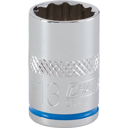 Channellock 3/8'' Drive 13 mm 12-Point Shallow Metric Socket 310166