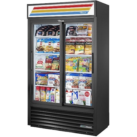 True Refrigeration RefrigeratedMerchandiser, Black, 78-5/8inH GDM-41SL-HC-LD