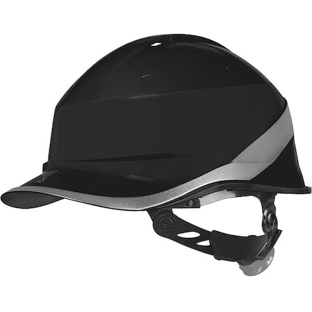 Deltaplus Hard Hat, Front Brim, Diamond VI, Black DIAM6WTRNO