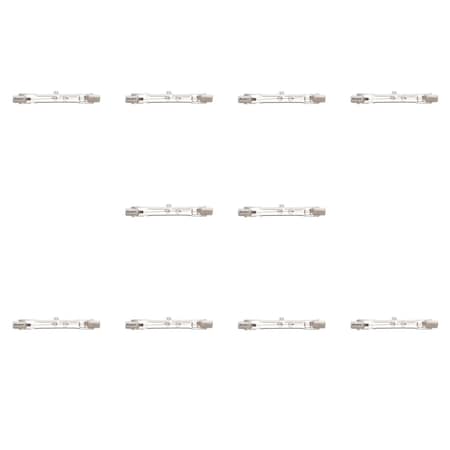 Bulbrite Halogen Pack of 10 Dimmable 120-Volt T3 Mini with Double Ended RSC Base, 10PK 860777