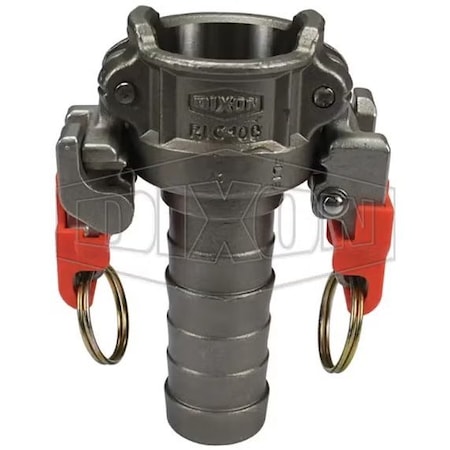 Dixon Vent-Lock Safety EZ Boss-Lock Type-C Cam and Groove Coupler with Seal and Cam Arms, 1 in Nominal,  RLC100EZ