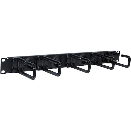 Tripp Lite by Eaton SRCABLERING1U - Cable Panel - Black - 1U Rack Height x 19" Panel Width SRCABLERING1U