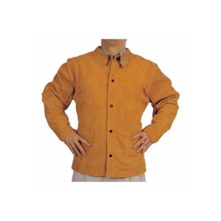 Best Welds Split Cowhide Leather Welding Jacket, 3X-Large, Golden Brown 902-Q-1-3XL