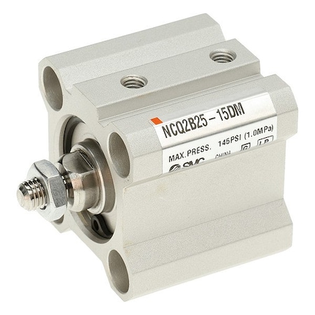 Smc Compact Cylinder, NCQ2 NCQ2B25-15D