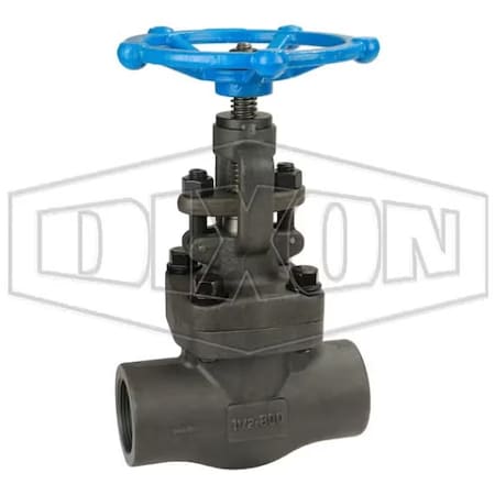 Dixon Globe Valve, 1-1/2 in Nominal, FNPT Connection End Style, Class 800, Forged Steel Body FSGLBV150