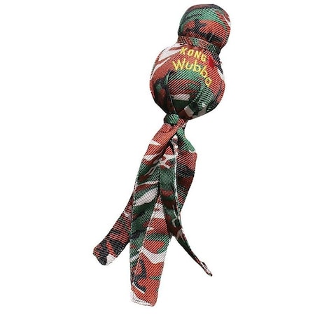Kong Wubba WM1 Dog Toy, L, Camouflage, Nylon, Assorted KO-WM1