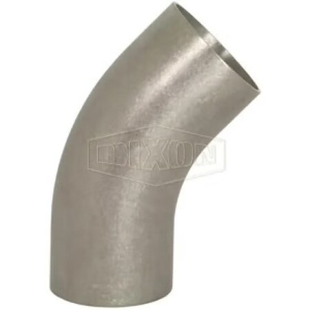 Dixon Weld Elbow, Long, Series: B2KS, Fitting/Connector Type: 45 deg Elbow, 2 in Nominal Size, 0.065 in Th B2KS-G200U