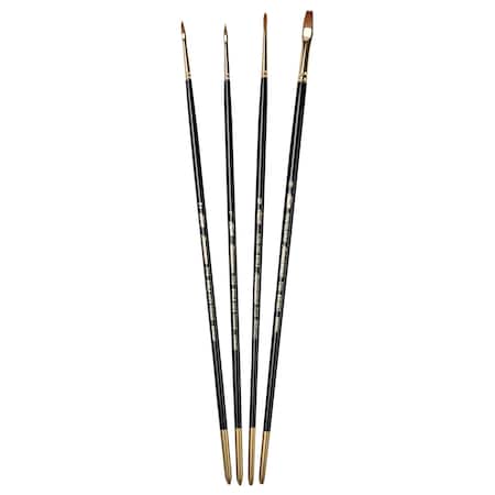 Silver Brush Renaissance Small Brushes, 4-Piece Set RN-7172
