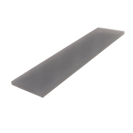 Apollo Tile Coin Gray 3 in x 12 in Glass Matte Wall Subway 5 sqft/case, 20PK APLA88097M 3X12A