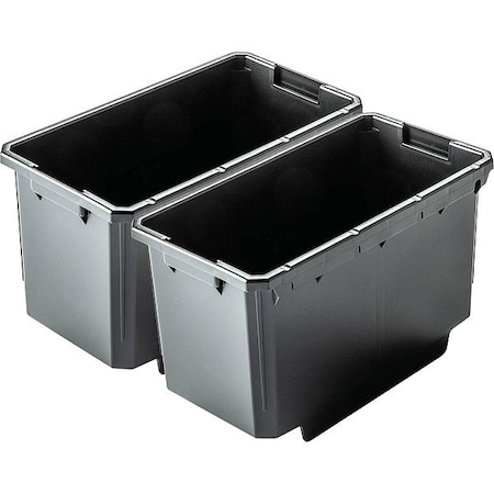 Makita Bin Set, Black, Polymer, PK2 T-92156