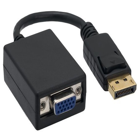 Sanoxy 6.5 Displayport Male to VGA Female Adapter Cable with Latches SNX-CBL-LDR-DP203-1200