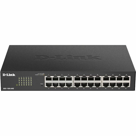 D-Link 24-PORT GIGABIT SMART MANAGED SWITCH, 24 X 1G PORTS, SEGREGATE DIF DGS-1100-24V2