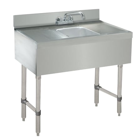 Advance Tabco Underbar Basics Sink Unit 1-compartment 36 in.W x 21 in.D x 33 in.H overall CRB-31C