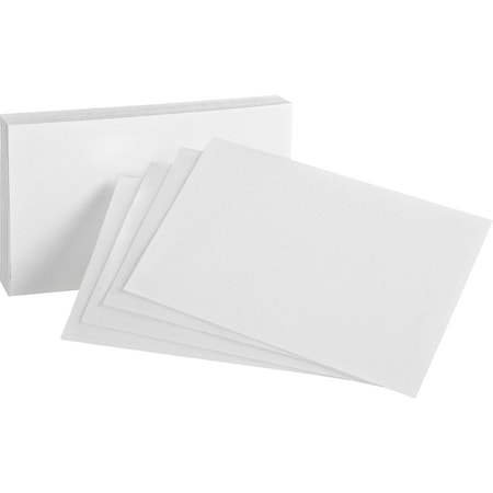 Tops Business Forms Oxford, Unruled Index Cards, 4 X 6, White, 100PK 40