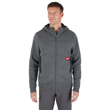 Milwaukee Tool Hoodie, M, Gray, Men's M250G-M